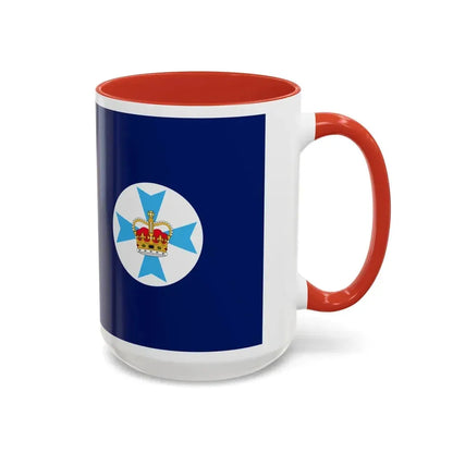Flag of Queensland Australia - Accent Coffee Mug - Go Mug Yourself