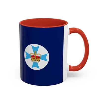 Flag of Queensland Australia - Accent Coffee Mug - Go Mug Yourself
