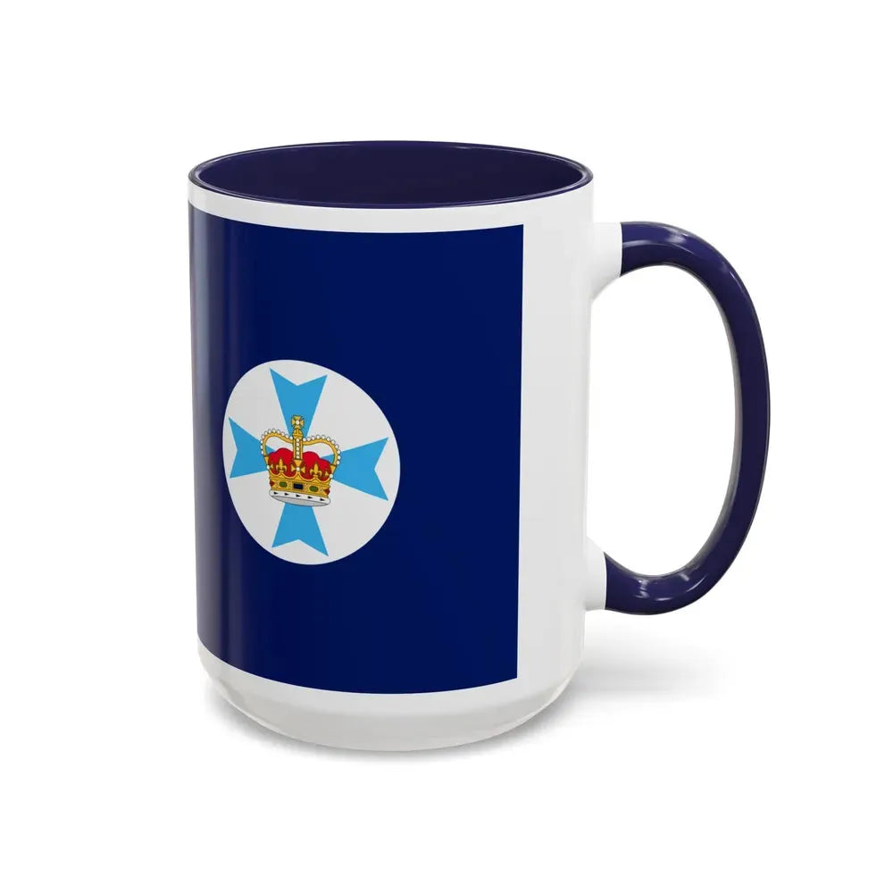 Flag of Queensland Australia - Accent Coffee Mug - Go Mug Yourself