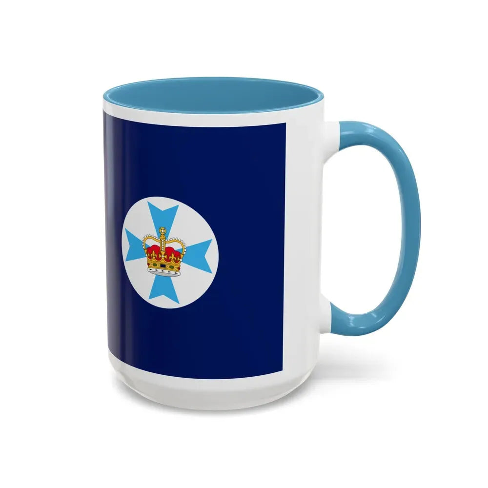 Flag of Queensland Australia - Accent Coffee Mug - Go Mug Yourself