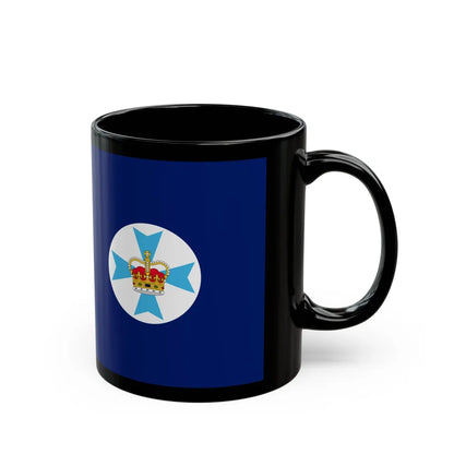 Flag of Queensland Australia - Black Coffee Mug-Go Mug Yourself