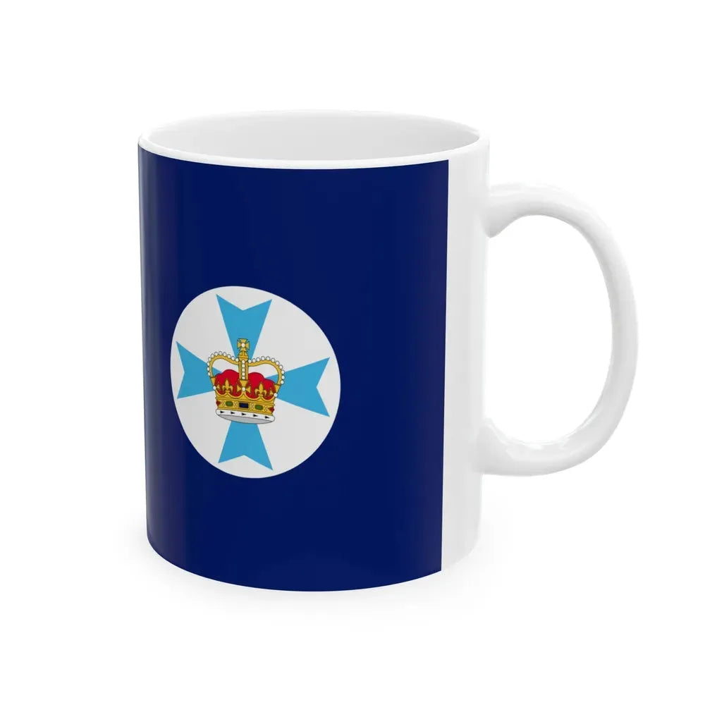 Flag of Queensland Australia - White Coffee Mug - Go Mug Yourself
