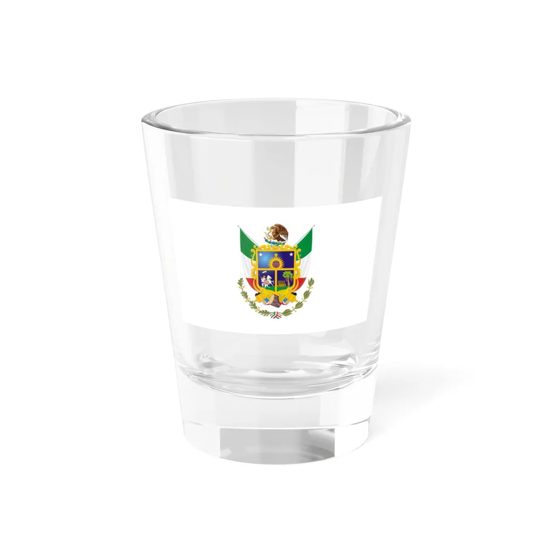 Flag of Queretaro (Mexico) Shot Glass 1.5oz 1.5oz - Go Mug Yourself