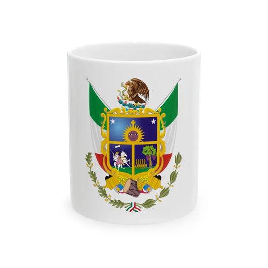 Flag of Queretaro (Mexico) White Coffee Mug 11oz - Go Mug Yourself