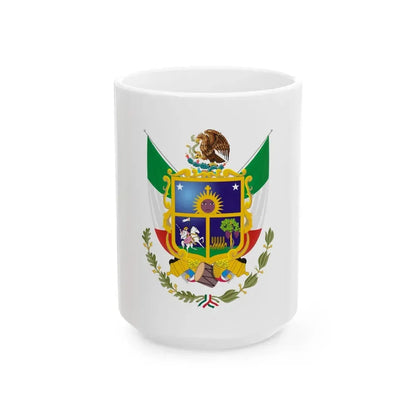 Flag of Queretaro (Mexico) White Coffee Mug 15oz - Go Mug Yourself