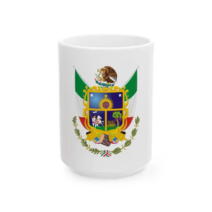 Flag of Queretaro (Mexico) White Coffee Mug 15oz - Go Mug Yourself