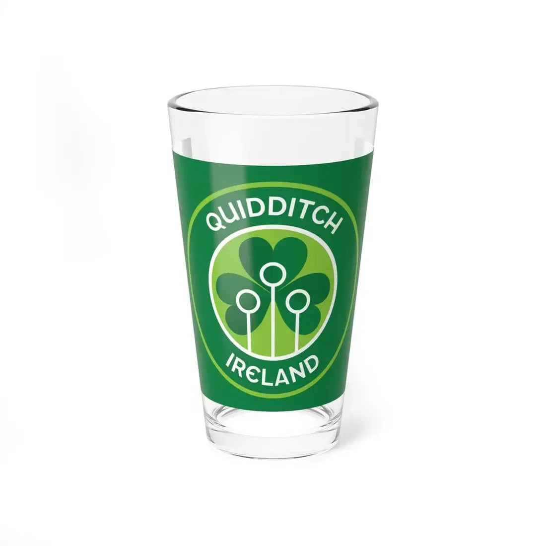 Flag of Quidditch Ireland (Ireland) Pint Glass 16oz 16oz - Go Mug Yourself