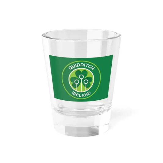 Flag of Quidditch Ireland (Ireland) Shot Glass 1.5oz 1.5oz - Go Mug Yourself