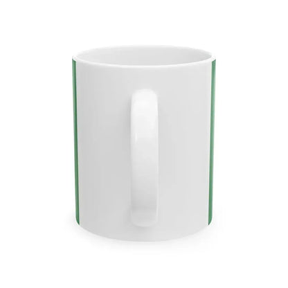 Flag of Quidditch Ireland (Ireland) White Coffee Mug - Go Mug Yourself