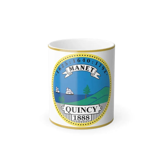 Flag of Quincy, Massachusetts - Color Changing Coffee Mug 11oz - Go Mug Yourself
