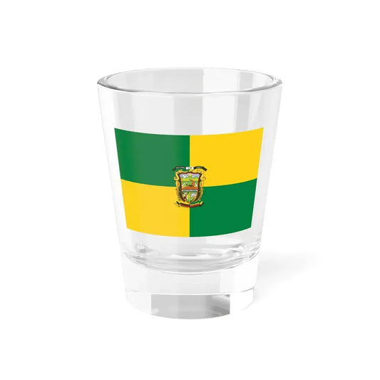 Flag of Quinsaloma (Ecuador) Shot Glass 1.5oz 1.5oz - Go Mug Yourself