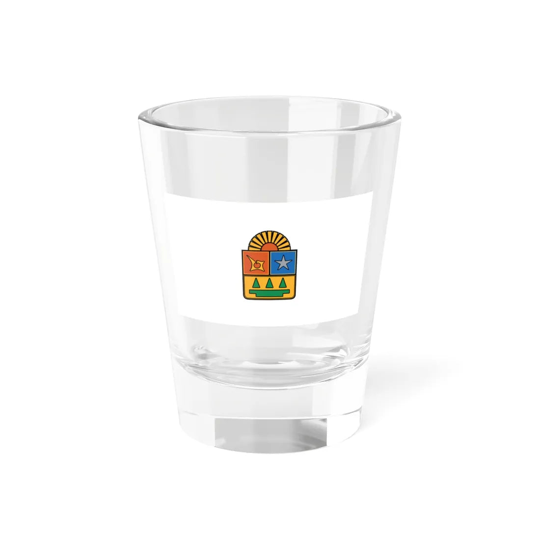 Flag of Quintana Roo (Mexico) Shot Glass 1.5oz 1.5oz - Go Mug Yourself