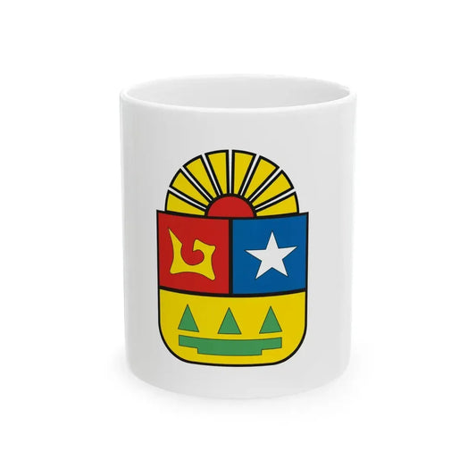 Flag of Quintana Roo svg (Mexico) White Coffee Mug 11oz - Go Mug Yourself