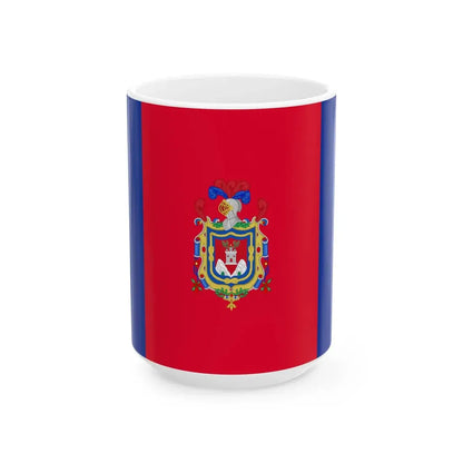 Flag of Quito (Ecuador) White Coffee Mug 15oz - Go Mug Yourself