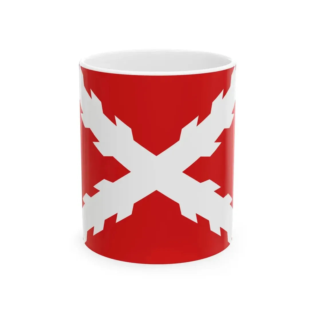 Flag of Quito Revolution 1809-1812 (Ecuador) White Coffee Mug 11oz - Go Mug Yourself