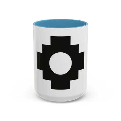 Flag of Qulla - Accent Coffee Mug 15oz Light Blue - Go Mug Yourself