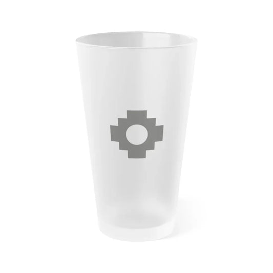 Flag of Qulla - Frosted Pint Glass 16oz 16oz Frosted - Go Mug Yourself
