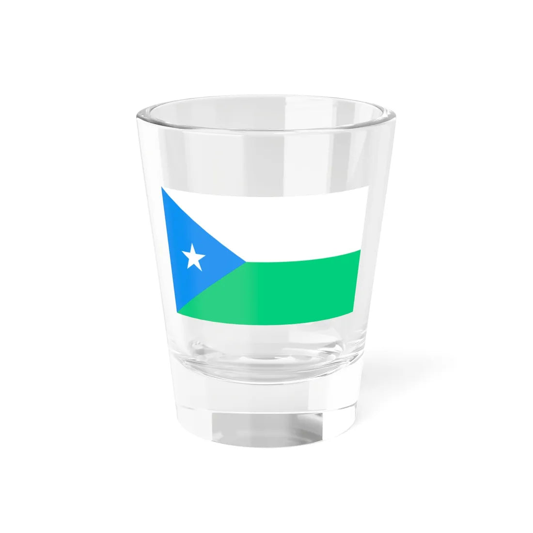 Flag of Raas Caseyr State (Mali) Shot Glass 1.5oz 1.5oz - Go Mug Yourself
