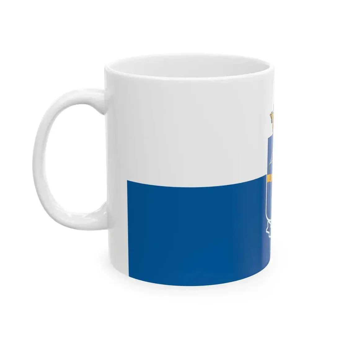 Flag of Rabahidveg (Hungary) White Coffee Mug - Go Mug Yourself
