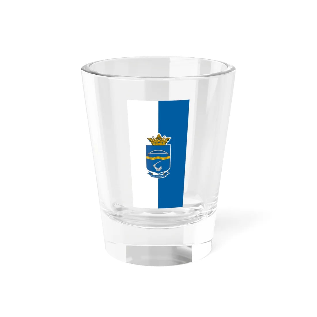 Flag of Rabahidveg vertical (Hungary) Shot Glass 1.5oz 1.5oz - Go Mug Yourself