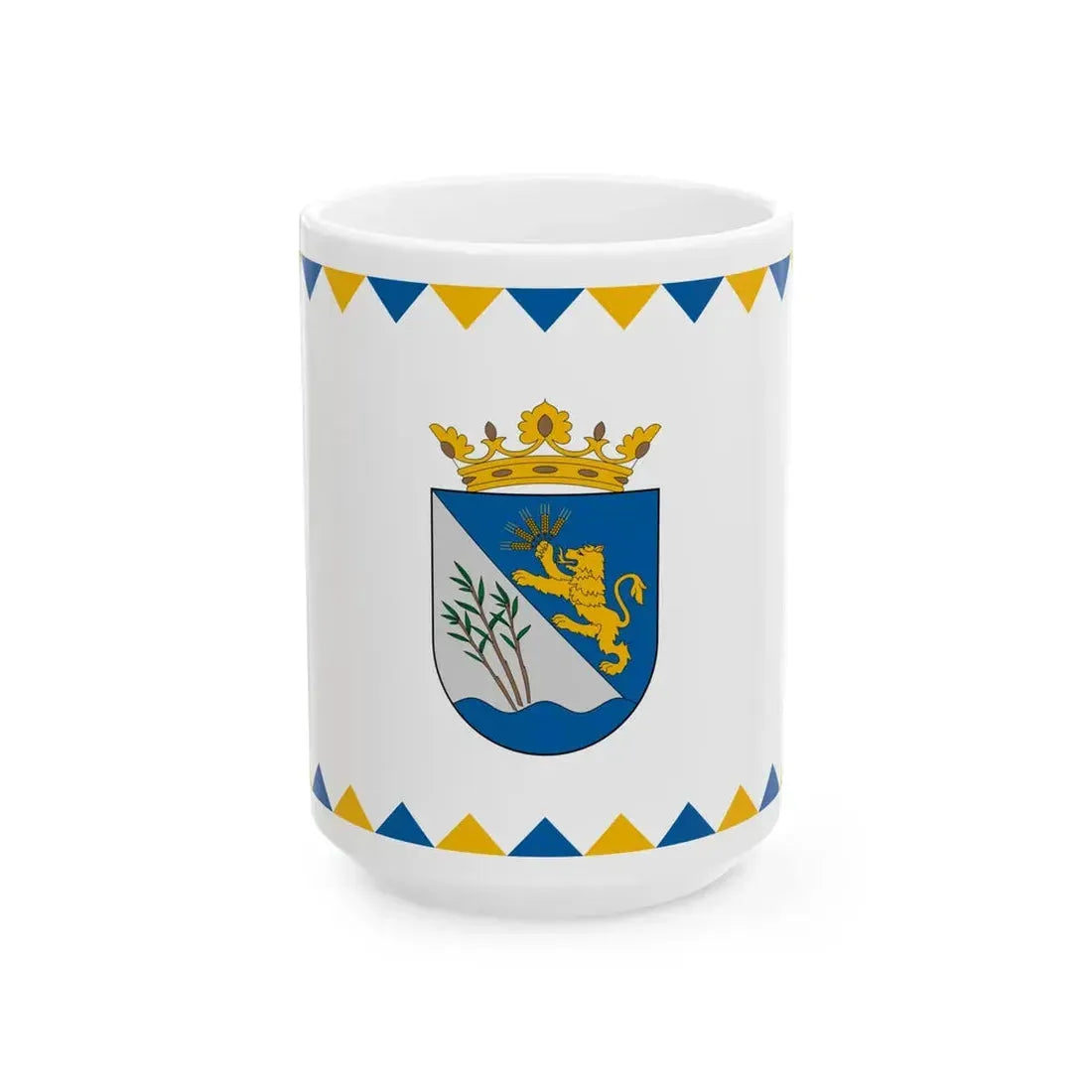 Flag of Rabapaty (Hungary) White Coffee Mug 15oz - Go Mug Yourself