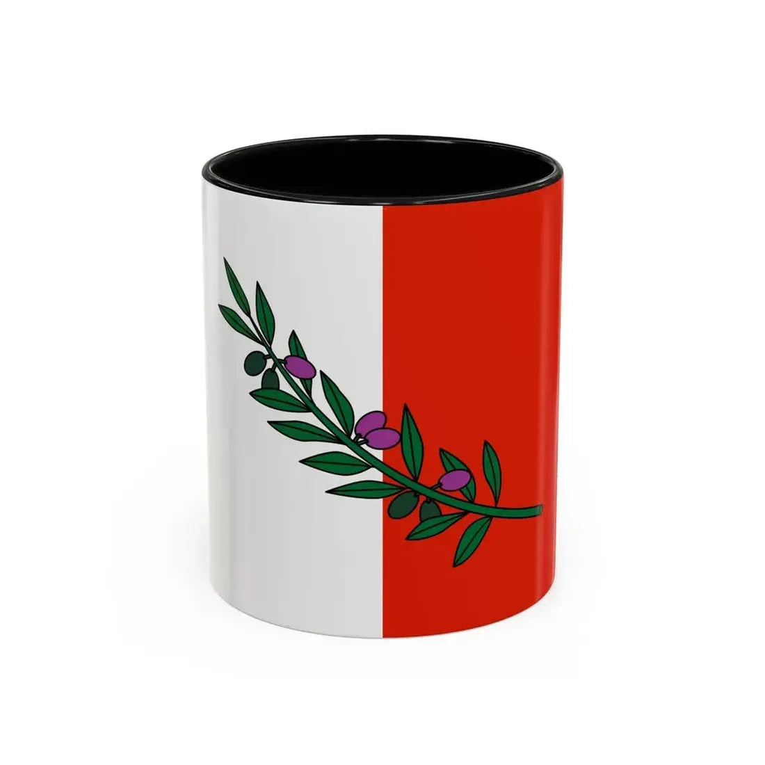 Flag of Rabat Malta - Accent Coffee Mug 11oz Black - Go Mug Yourself