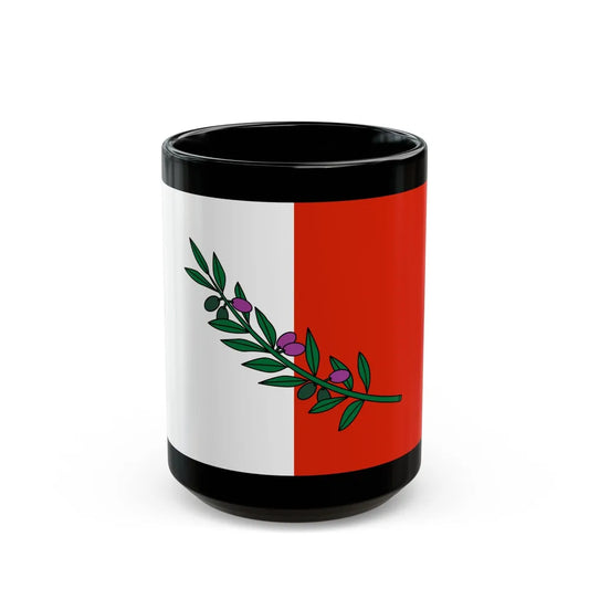 Flag of Rabat Malta - Black Coffee Mug-15oz-Go Mug Yourself