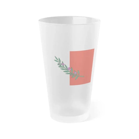 Flag of Rabat Malta - Frosted Pint Glass 16oz 16oz Frosted - Go Mug Yourself