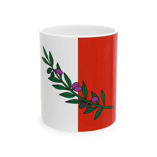 Flag of Rabat (Malta) White Coffee Mug 11oz - Go Mug Yourself