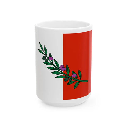 Flag of Rabat Malta - White Coffee Mug-15oz-Go Mug Yourself