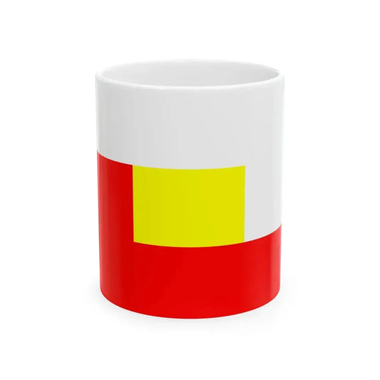 Flag of Rabhaland (India) White Coffee Mug 11oz - Go Mug Yourself