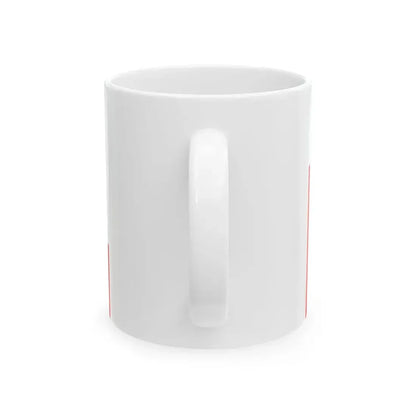 Flag of Rabhaland (India) White Coffee Mug - Go Mug Yourself