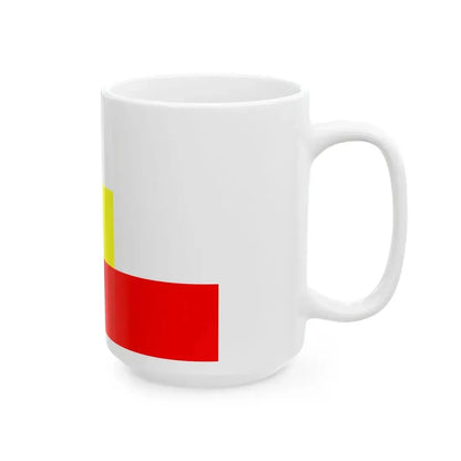 Flag of Rabhaland (India) White Coffee Mug - Go Mug Yourself
