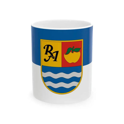 Flag of Racalmas (Hungary) White Coffee Mug 11oz - Go Mug Yourself