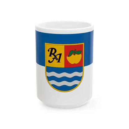 Flag of Racalmas (Hungary) White Coffee Mug 15oz - Go Mug Yourself