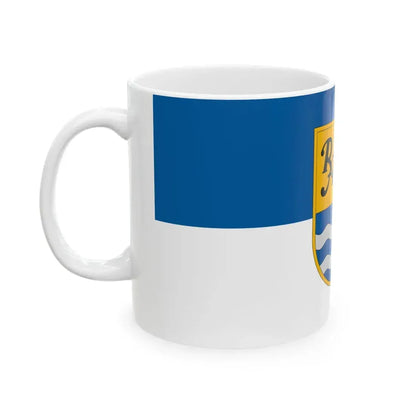 Flag of Racalmas (Hungary) White Coffee Mug - Go Mug Yourself