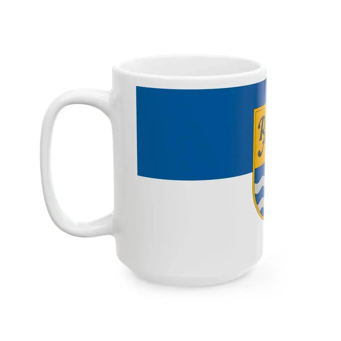 Flag of Racalmas (Hungary) White Coffee Mug - Go Mug Yourself