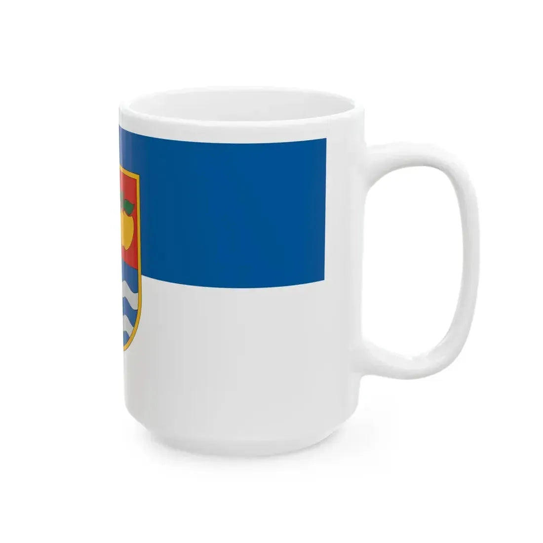 Flag of Racalmas (Hungary) White Coffee Mug - Go Mug Yourself