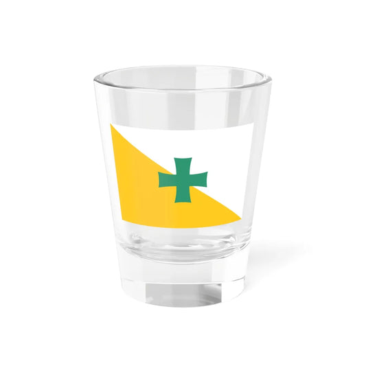 Flag of Racha-Lechkhumi and Kvemo Svaneti (Georgia) Shot Glass 1.5oz 1.5oz - Go Mug Yourself
