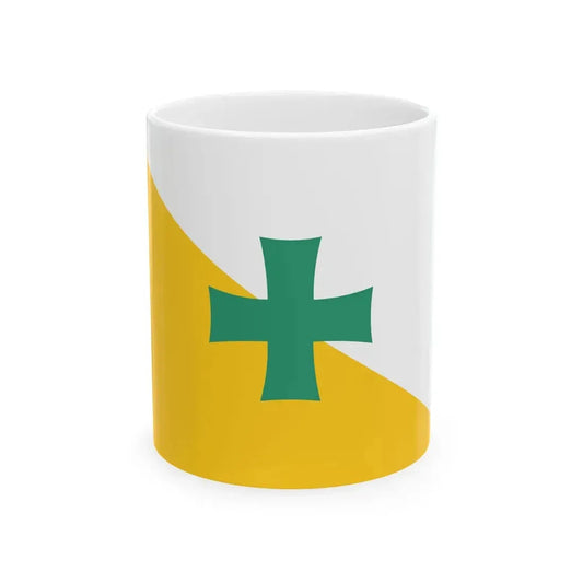 Flag of Racha-Lechkhumi and Kvemo Svaneti (Georgia) White Coffee Mug 11oz - Go Mug Yourself