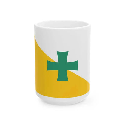 Flag of Racha-Lechkhumi and Kvemo Svaneti (Georgia) White Coffee Mug 15oz - Go Mug Yourself