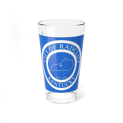 Flag of Radcliff Kentucky (United States) Pint Glass 16oz 16oz - Go Mug Yourself