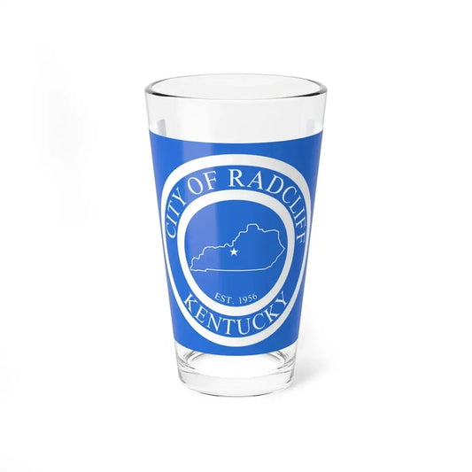 Flag of Radcliff Kentucky (United States) Pint Glass 16oz 16oz - Go Mug Yourself