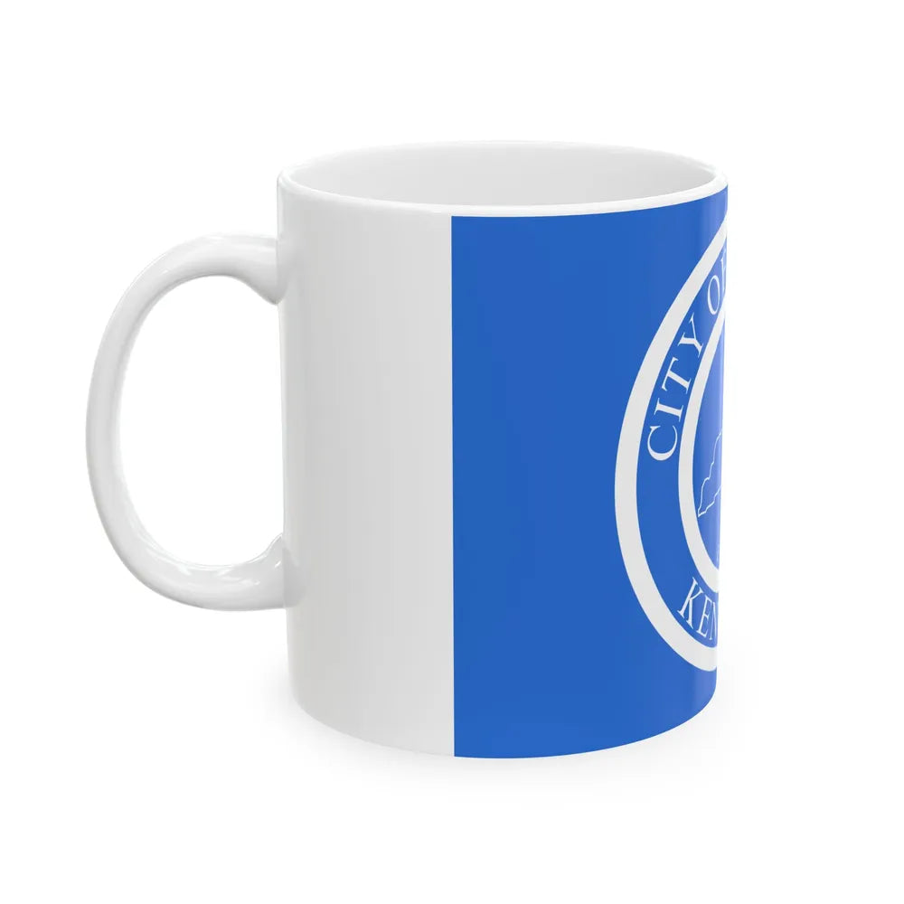 Flag of Radcliff Kentucky (United States) White Coffee Mug - Go Mug Yourself