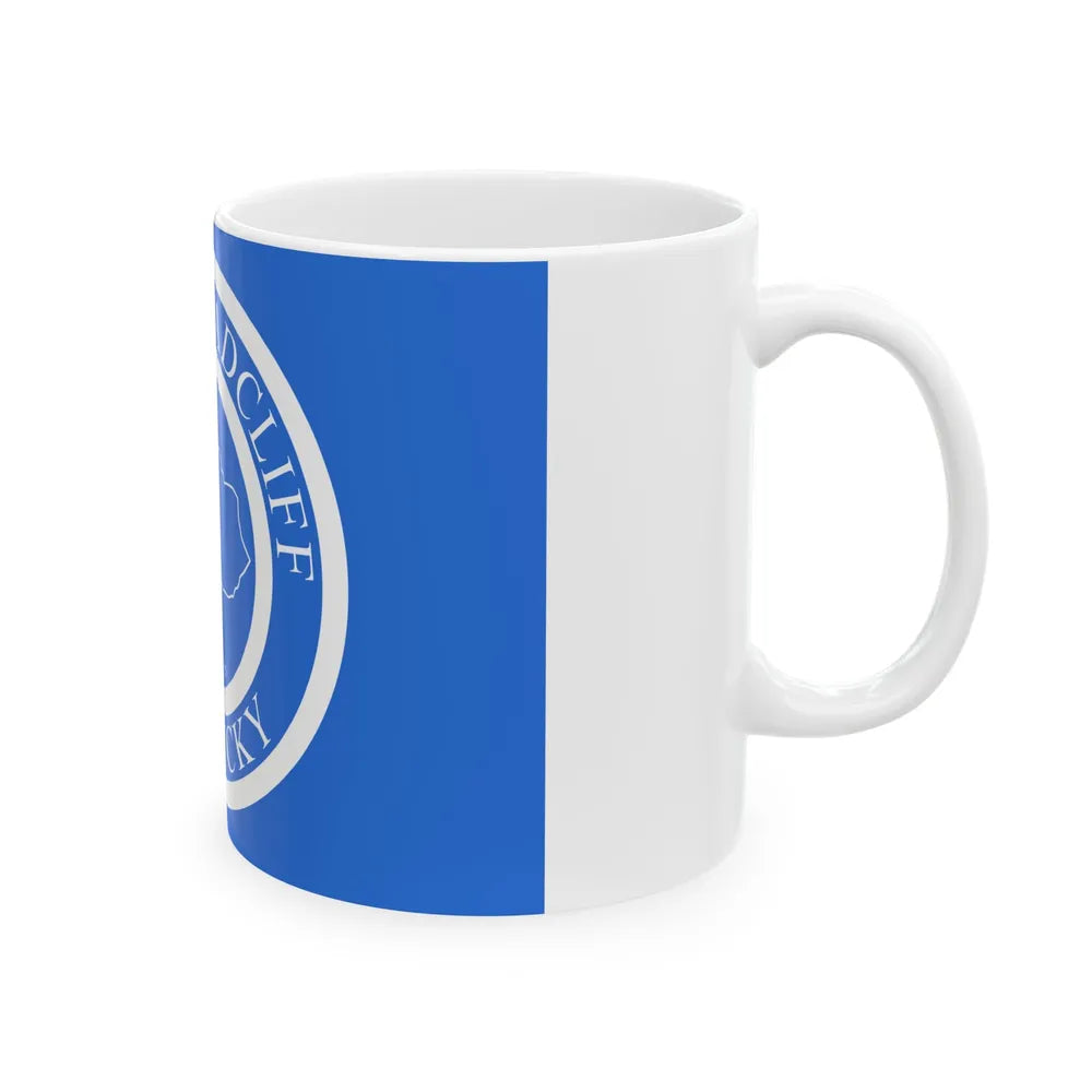 Flag of Radcliff Kentucky (United States) White Coffee Mug - Go Mug Yourself