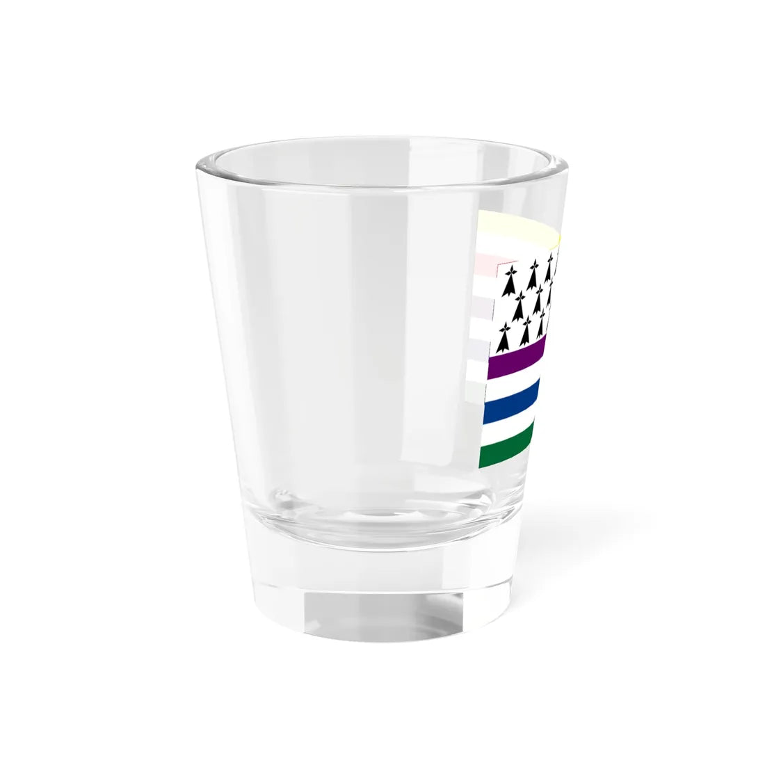 Flag of Raga Breizh (Belgium) Shot Glass 1.5oz - Go Mug Yourself