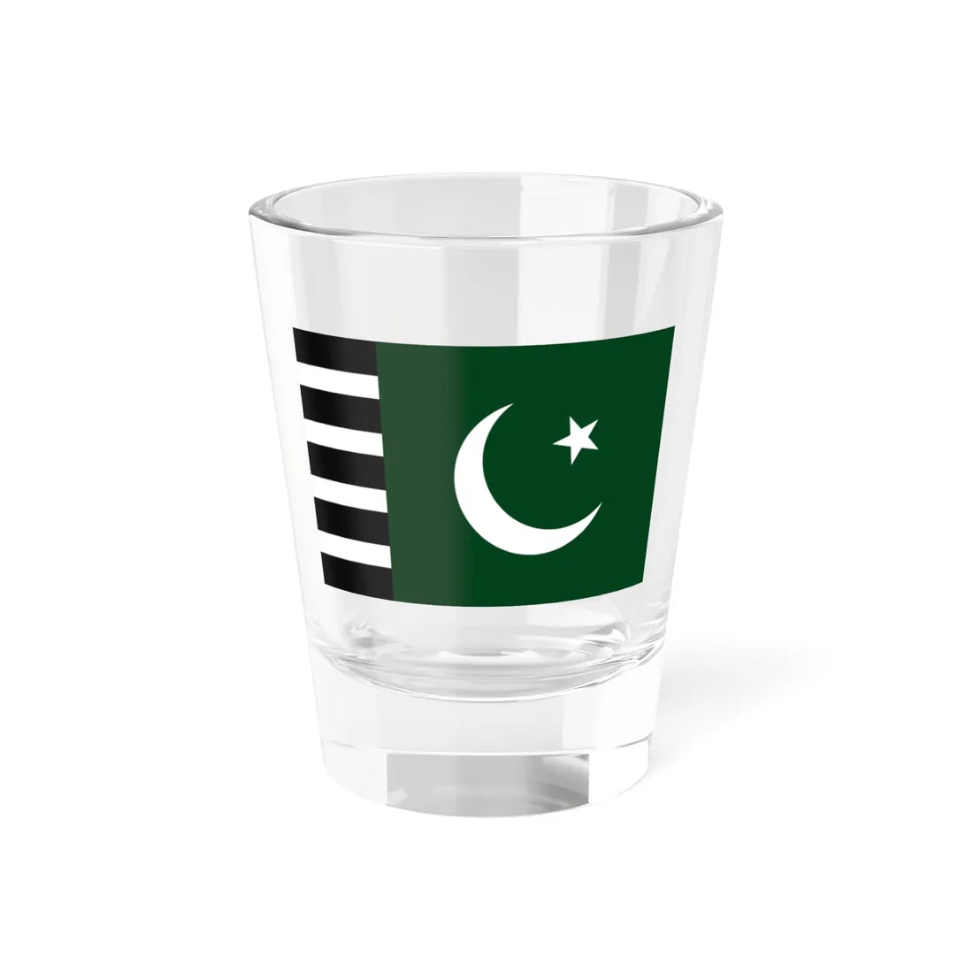 Flag of Rah-e-Haq (Pakistan) Shot Glass 1.5oz 1.5oz - Go Mug Yourself