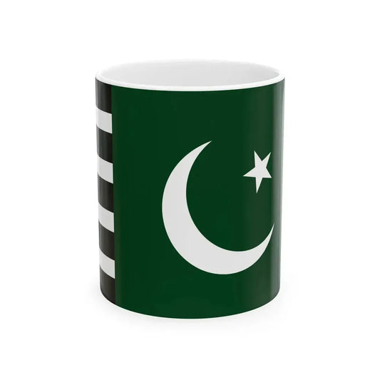 Flag of Rah-e-Haq (Pakistan) White Coffee Mug 11oz - Go Mug Yourself