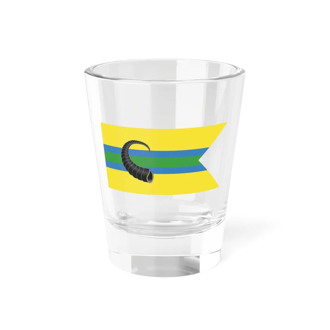 Flag of Rahačoŭ (Belarus) Shot Glass 1.5oz 1.5oz - Go Mug Yourself