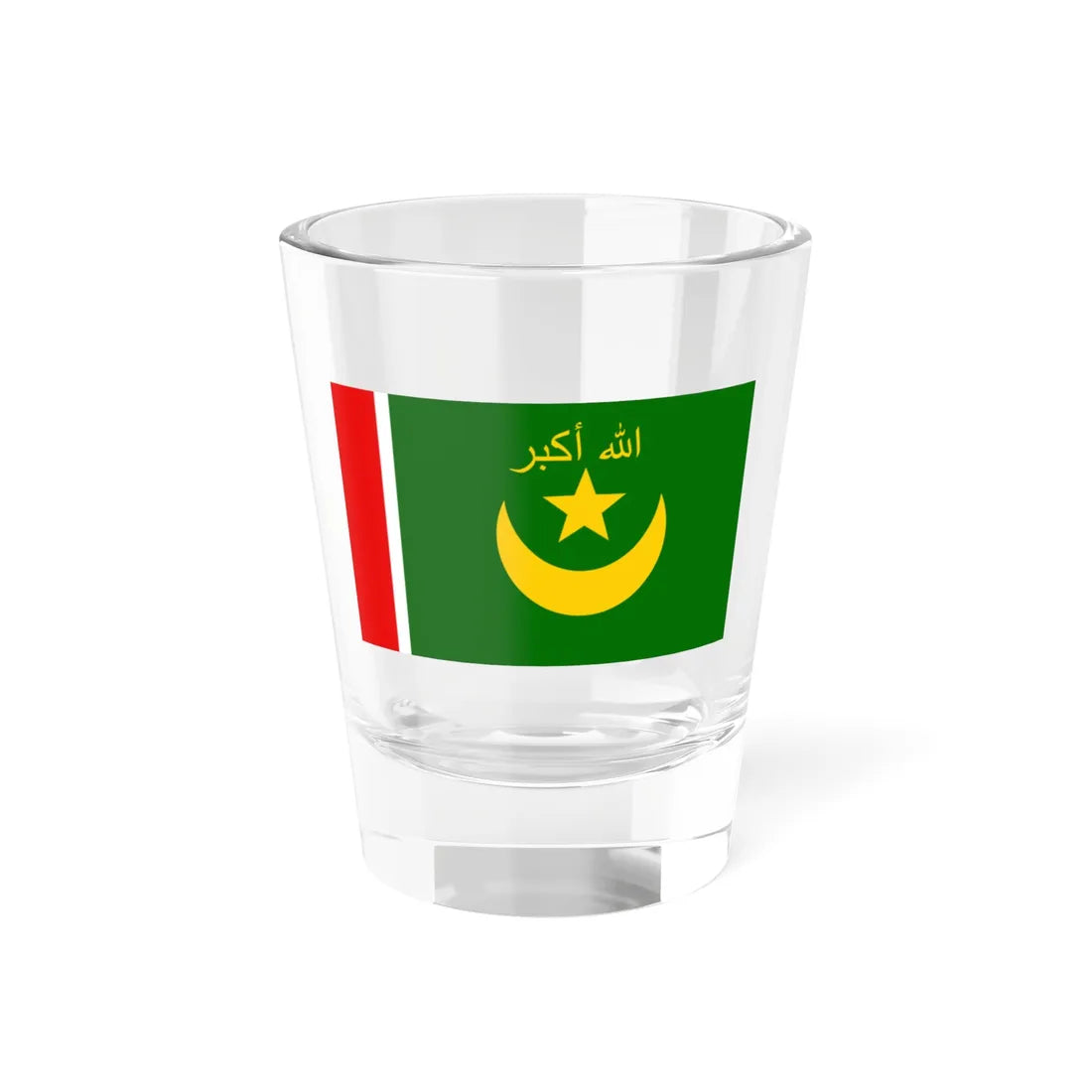 Flag of Rahmanland Rohingya (Myanmar) Shot Glass 1.5oz 1.5oz - Go Mug Yourself
